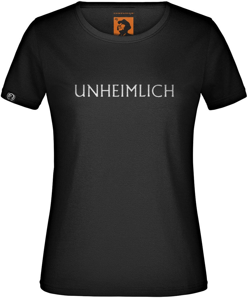 ― % ― Unheimlich (Unheilig) Women's Girlie T-Shirt - Schwarz [XS]