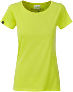 JAN 8007 ― Damen Bio-Baumwolle T-Shirt - Grün Acid Gelb