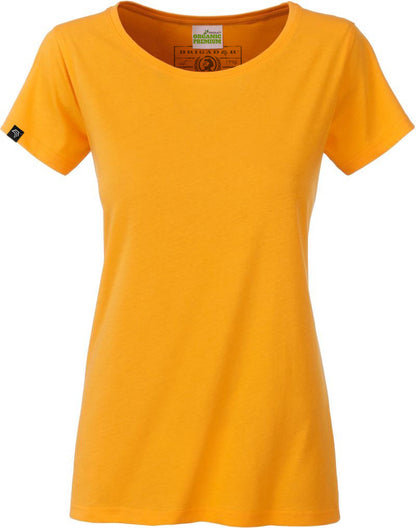 JAN 8007 ― Damen Bio-Baumwolle T-Shirt - Gold Gelb