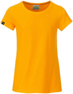 JAN 8007G ― Children's/Girls' Organic Cotton T-Shirt - Gold Yellow