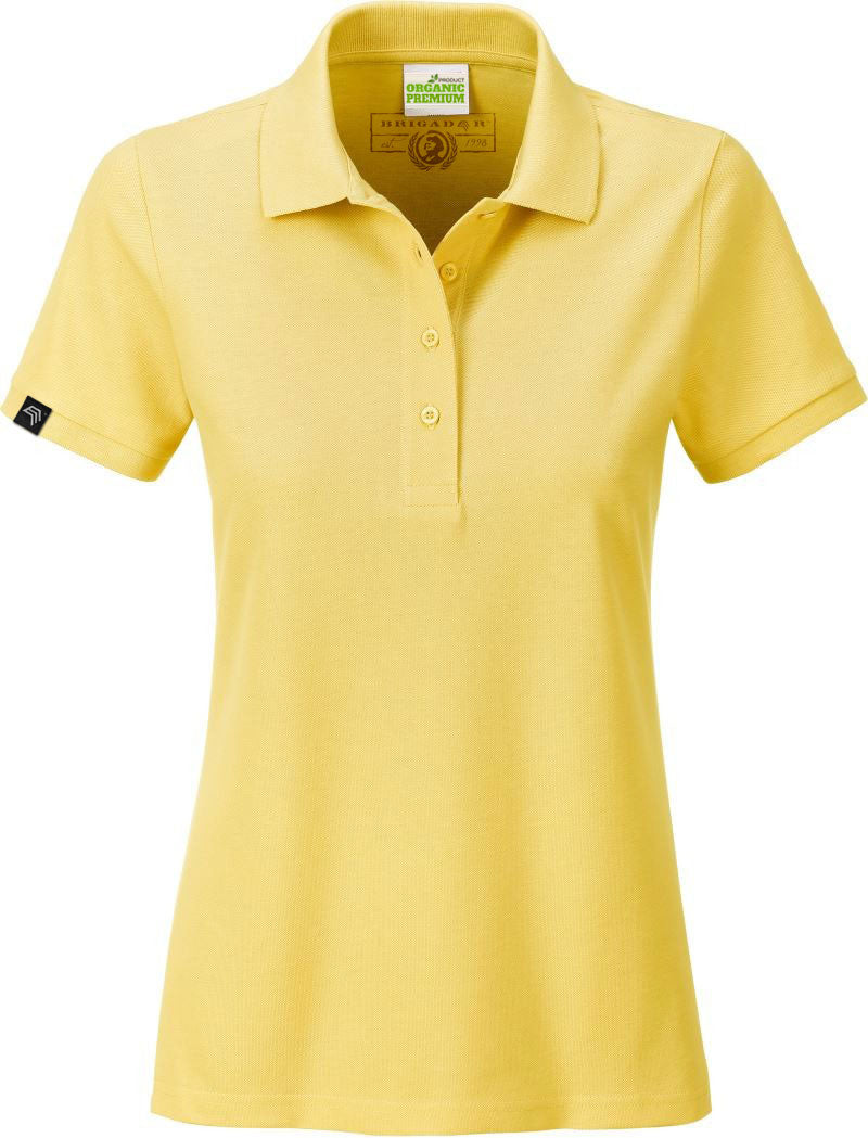 JAN 8009 ― Damen Bio-Baumwolle Polo Shirt - Light Gelb
